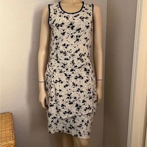 Anthropologie wool print dress